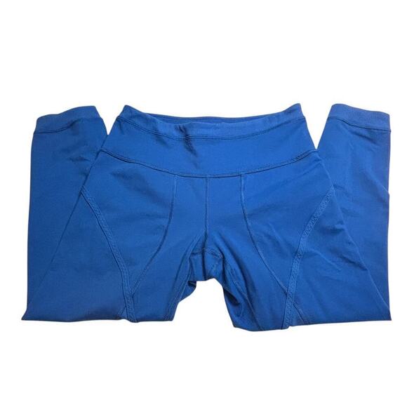 Lululemon Roll Out Crop Legging Baroque Blue Size 6 - Picture 2 of 13